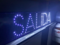 Cartel led ENTRADA y SALIDA 100x25cm - RAPILED