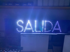 Cartel led SALIDA 100x25cm - tienda online