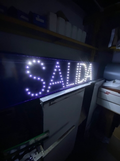 Cartel led SALIDA 100x25cm - comprar online