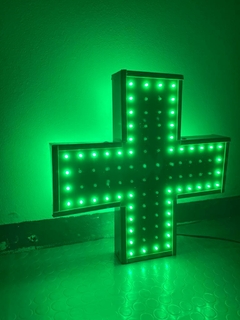 Cruz led farmacia 40x40cm doble faz - RAPILED