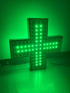 Cruz led farmacia 40x40cm doble faz en internet