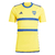 Camisa-Boca-Juniors-Amarela-23/24-com-faixas-azul-Adidas-Torcedor-Masculina-Lançamento-