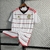 camisa-do-flamengo-branca-Reserva-2023-Branca-e-Dourado-Torcedor-Adidas-Masculina- Gola V- Lançamento