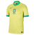 Camisa-titular-da-Seleção-Brasileira-2024-Amarela-Nike- Gola V verde- para a Copa América