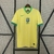 Camisa-titular-da-Seleção-Brasileira-2024-Amarela-Nike- Gola V verde- para a Copa América