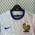 Camisa-Reserva-Da-Seleção-da-França-24/25-Nike-Masculina-Torcedor-Branca com gol azul- Lançamento para a Eurocopa 2024