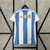 Camisa-titular-da-Argentina-2024-Atualizada-com-três estrelas- Patch FIFA campeão 2022 - Adidas - Torcedor- Masculina - Branca e Azul - para a copa américa