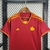 Camisa-Vermelha-da-Roma-2023-Camisa-Da-Roma-Vermelha-e-amarelo-Camisa-da-Roma-Lobo-Camisa-Roma-Adidas-Masculina-Gola V-Lançamento