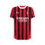 Nova camisa titular do Milan 2024 listrada Vermelho e preto estilo retrô - Camisa Milan Home 24/25 Puma torcedor masculina lançamento - Camisa do Milan 125 anos.