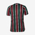 Camisa titular do Fluminense 24/25 Listrada Verde Vermelho vinho e branco - Versão torcedor masculina - Gola V
