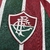 Camisa titular do Fluminense 24/25 Listrada Verde Vermelho vinho e branco - Versão torcedor masculina - Gola V