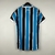 Camisa-Titular-do-Gremio-23/24-Umbro-Listrada-azul celeste -preto e branco- Masculina - Torcedor - Lançamento - 120 anos