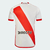 Camisa-Branca-com-faixa-vermelha-titular-do-River-Plate-23/24-Adidas-Torcedor-Masculina-gola-V