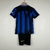 kit-infantil-de-futebol-da-inter-de-milão-23/24-Titular-Nike-Unissex-Azul-preto-Patrocínio-Paramount-lançamento