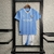 Kit-Infantil-de-futebol-do-Manchester-City-2023-Puma-Azul-e-Branco-Lançamento