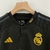 Kit-Infantil-de-time-do-Real Madrid-2023-Terceiro Uniforme-Adidas-Unissex-Preto-com-Detalhes-Amarelo-gola-com-botão