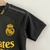 Kit-Infantil-de-time-do-Real Madrid-2023-Terceiro Uniforme-Adidas-Unissex-Preto-com-Detalhes-Amarelo-gola-com-botão