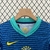 Kit-Infantil-seleção Brasileira-reserva-2024-Nike-Torcedor-Unissex-Camisa Azul- Calção Branco- Lançamento 