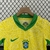 Kit-Infantil-seleção Brasileira-titular-2024-Nike-Torcedor-Unissex-Camisa Amarela- Calção Azul- Lançamento 