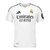 Nova camisa titular do Real Madrid 24/25 Adidas Branco com detalhes preto e gola V - Camisa lançamento do Real Madrid 2024 - Camisa do Vinicius Junior - Camisa do Bellingham 