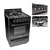 Cocina Florencia 5517F - Facil limpieza Negra - comprar online