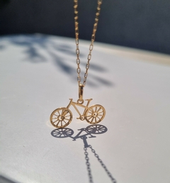 Pingente bicicleta em Ouro 18K - Joias Gabriela Aiex - CNPJ 11.548.271.0001-00