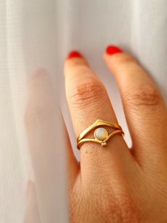 Anel cume em Ouro 18K - loja online