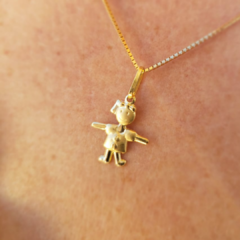 Pingente menina em Ouro 18K