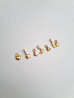 Pingente mini coração com zircônia em Ouro18K - comprar online