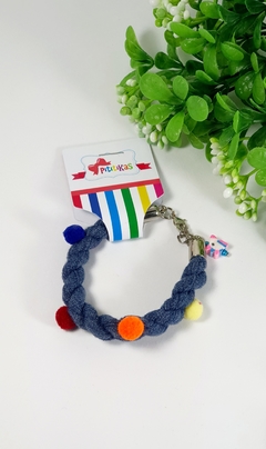 Pulseira Malha Pompom - Pititikas