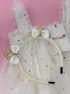 Imagem do Vestido Infantil Tule Lua e Estrelinhas