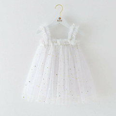 Vestido Infantil Tule Lua e Estrelinhas - comprar online