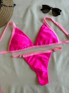 Conjunto Bikini con Vivos Tasa Desmontable y Cola Less Regulable