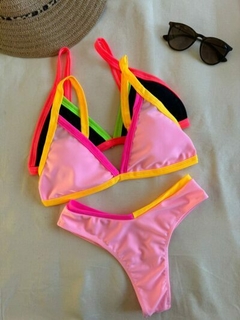 Conjunto Bikini con Vivos Tasa Desmontable y Cola Less en V c/Faja - comprar online