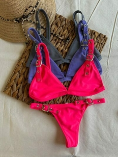 Conjunto Bikini Lycra Corpiño y Less con Herrajes - comprar online