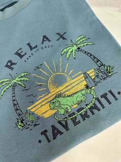 REMERA TAVERNITI RELAX DE ALGODON