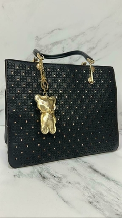 CARTERA CHENSON CON STRASS Y LLAVERO