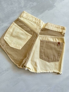 SHORT MOM COMBINADO MARRON - comprar online