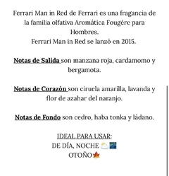 PERFUME FERRARI MAN IN RED 100ml - comprar online