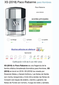 PACO RABANNE XS en internet