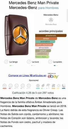 MERCEDEZ-BENZ PRIVATE - tienda online