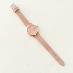 RELOJ MALLA ROSA Y MARIPOSAS GLITTER - comprar online