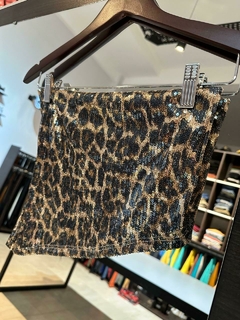 TOP ANIMAL PRINT LENTEJUELAS