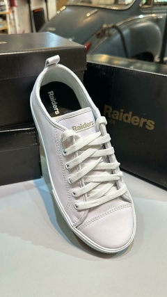 ZAPATILLA CUERO BLANCA RAIDERS - comprar online