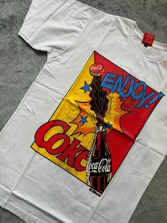 REMERA EIKEEL COCA COLA BLANCA