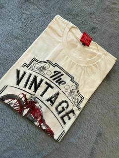 REMERA EIKEEL VINTAGE BLANCA