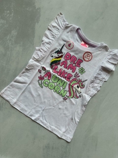 MUSCULOSA PST GIRLS UNICORNIO LENTJUELAS