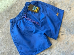 SHORT DE BAÑO ZAV&RO AZUL LISO - comprar online