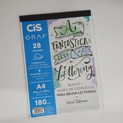 BLOCO LETTERING COM EXERCÍCIOS - 180G - CIS