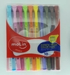 CANETA TRION COLOR PLUS 10 CORES - MOLIN